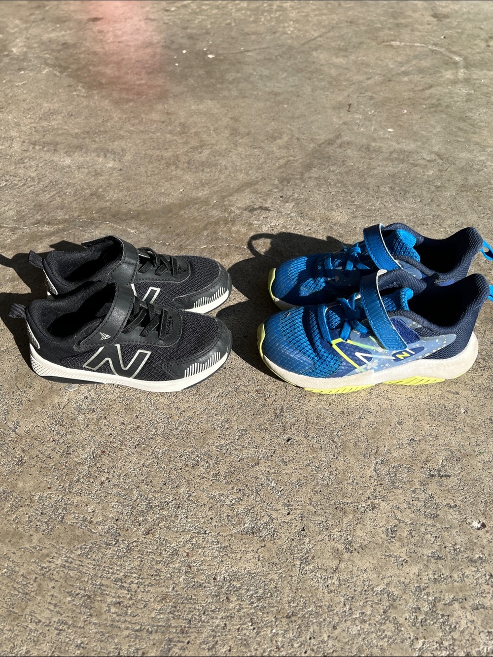 New Balance Kids' Sneakers in Black and Blue